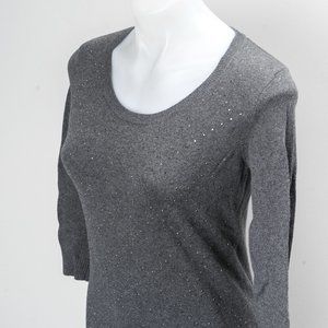 GAP grey studded sweater -S